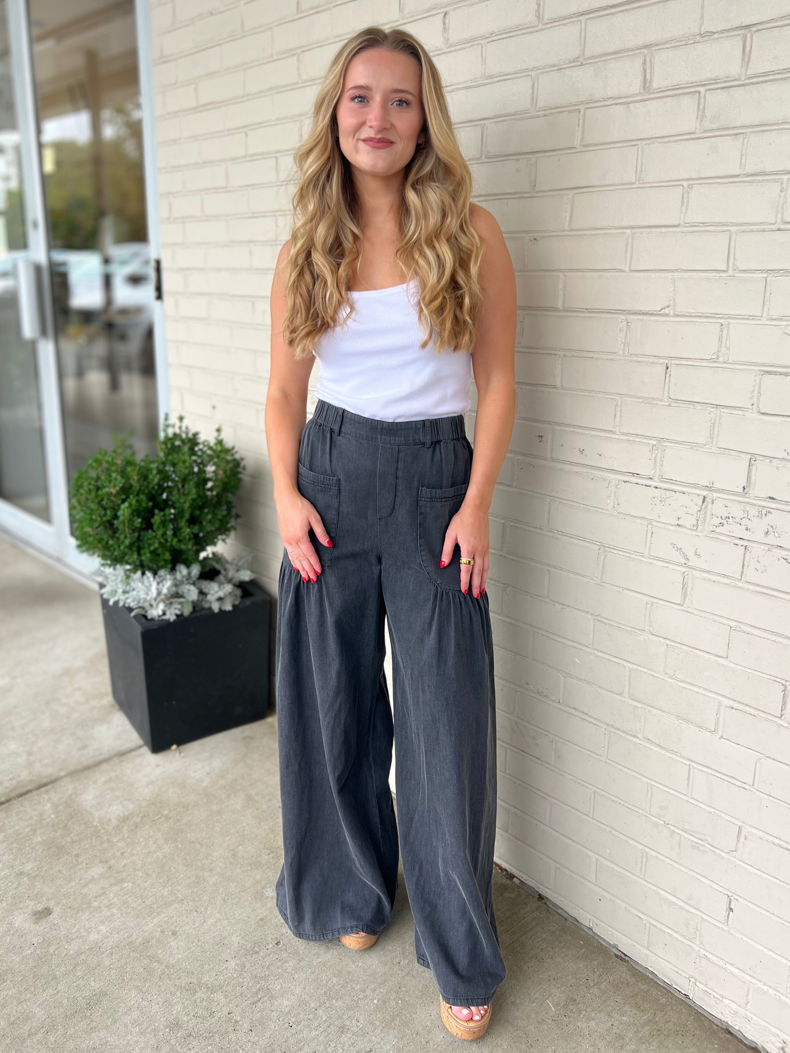 Current Air | Ashton Wide Leg Pants | Sweetest Stitch