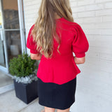 Strut & Bolt | Nina Short Sleeve Knit Top | Sweetest Stitch Boutique