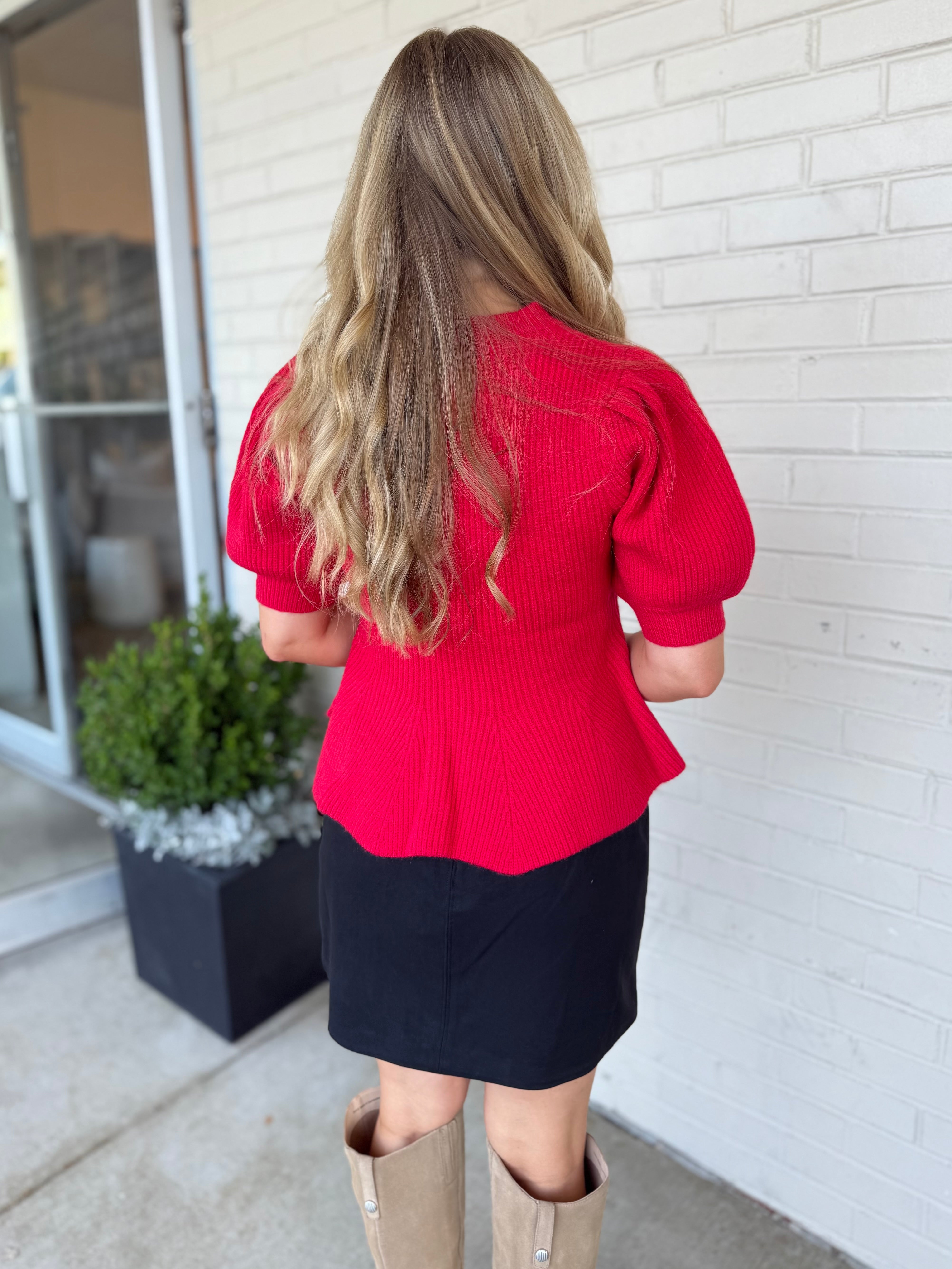 Strut & Bolt | Nina Short Sleeve Knit Top | Sweetest Stitch Boutique