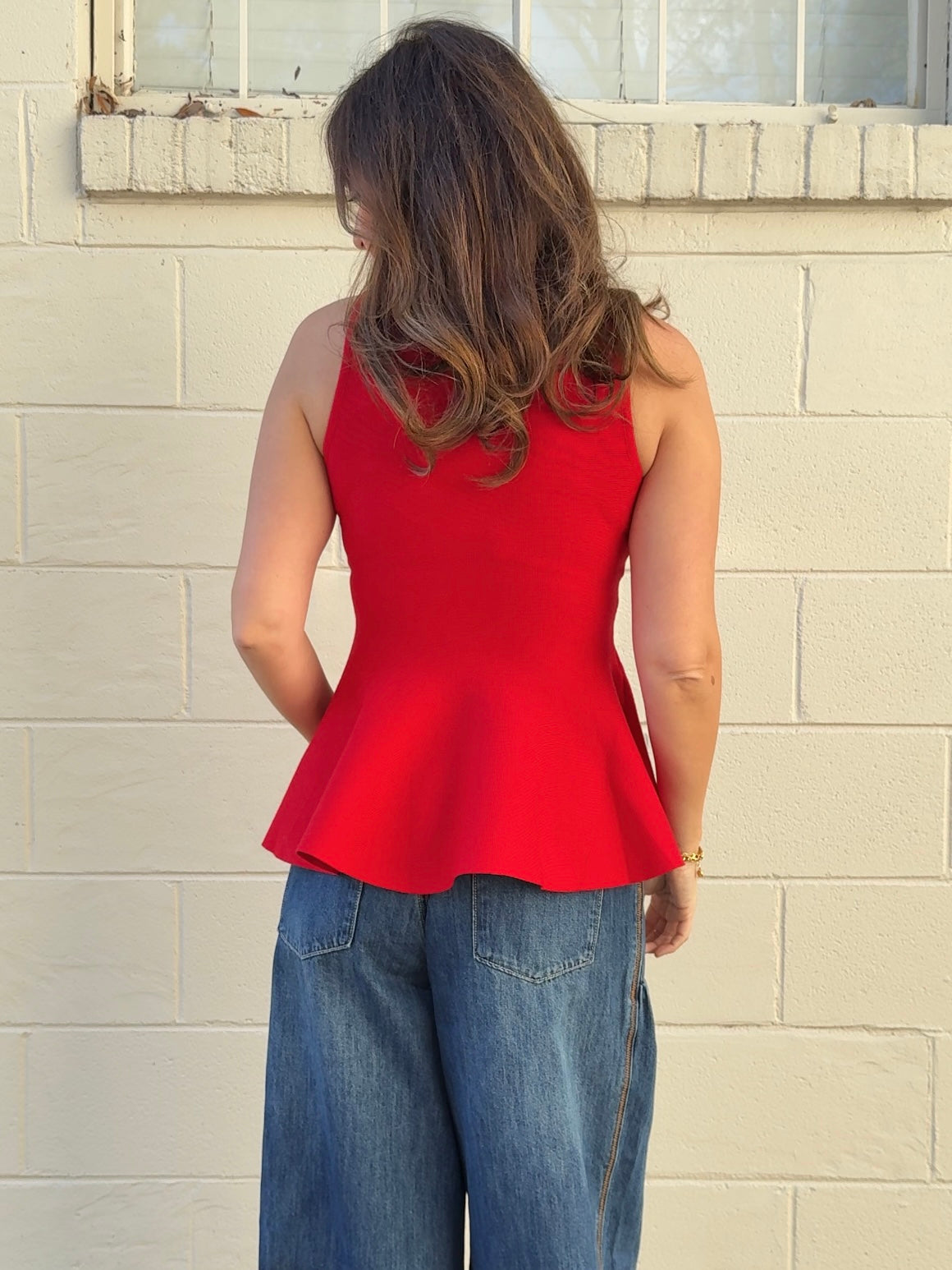 Fore | Dani Peplum Knit Top | Sweetest Stitch Boutique Richmond