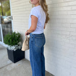 Just Black Denim | Dark Wash Straight Selma Jeans | Sweetest Stitch