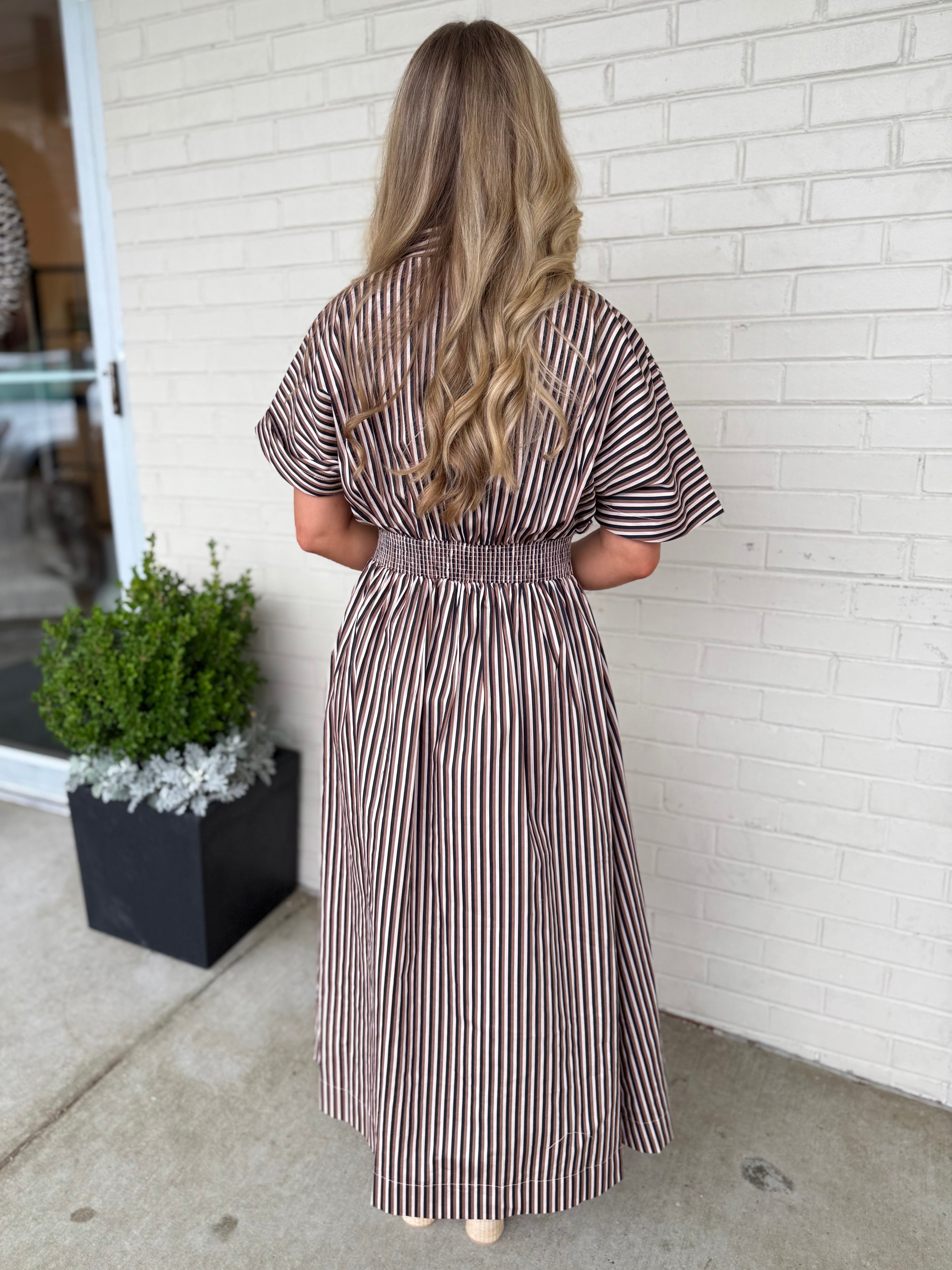 Sugarlips | Harper Striped Midi Dress | Sweetest Stitch Boutique