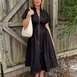 Entro | Lyla Short Sleeve Midi Dress | Sweetest Stitch Boutique