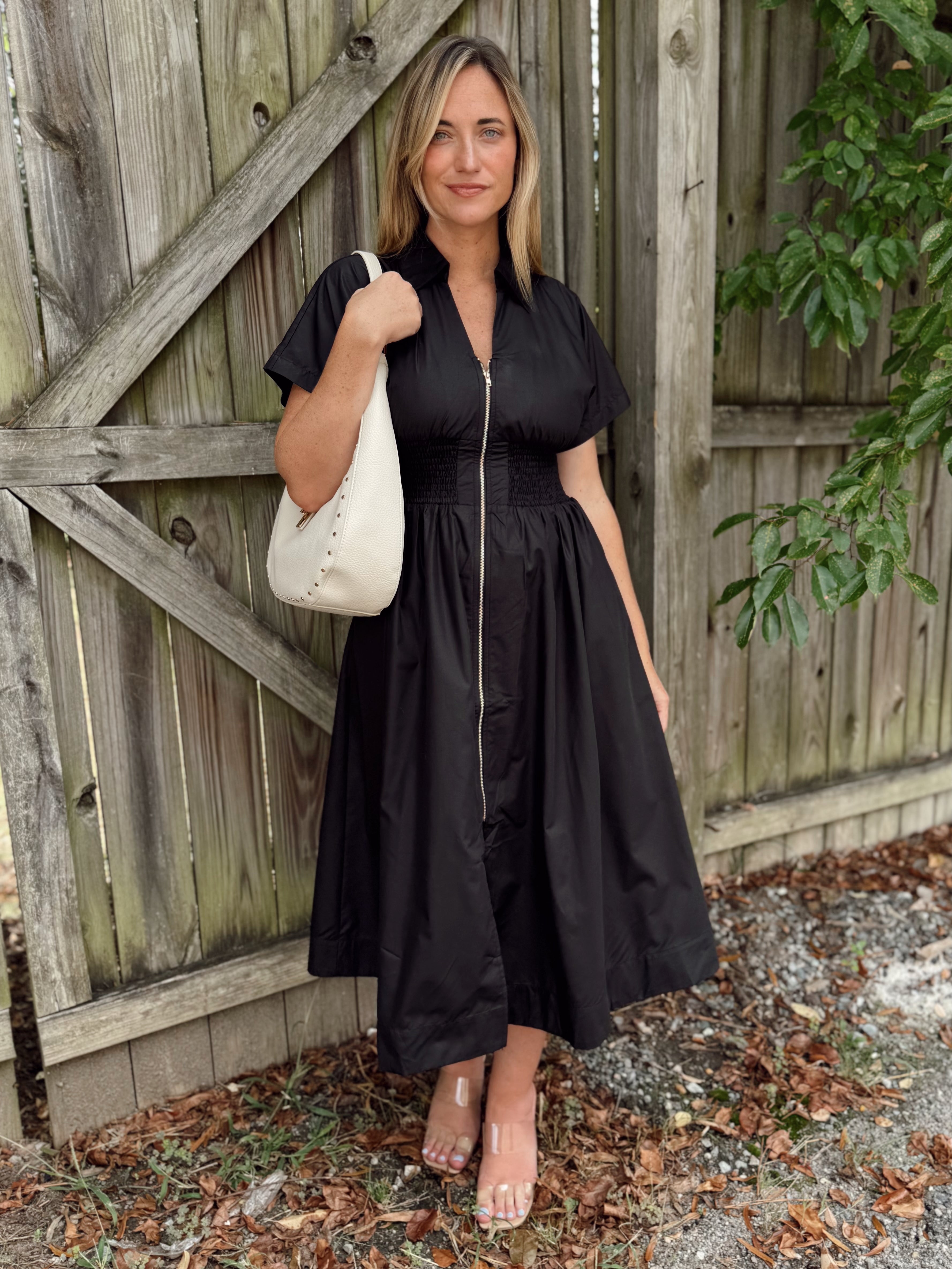 Entro | Lyla Short Sleeve Midi Dress | Sweetest Stitch Boutique