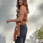 Strut & Bolt | Zara Polka Dot Strapless Top | Sweetest Stitch Boutique
