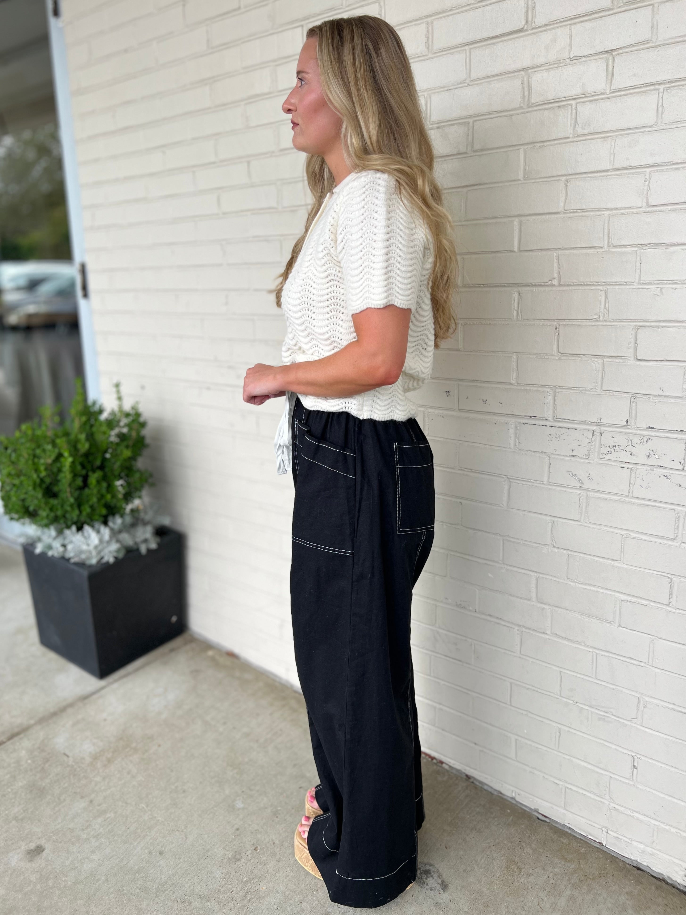 Entro | Clara Wide Leg Pants | Sweetest Stitch
