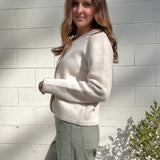 Strut & Bolt | Alora Gold Button Sweater | Sweetest Stitch Boutique