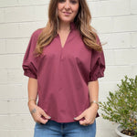 Entro | Serenity V-Neck Top | Sweetest Stitch Boutique Richmond