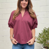 Entro | Serenity V-Neck Top | Sweetest Stitch Boutique Richmond