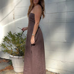 Olivaceous | Kendra Strapless Maxi Dress | Sweetest Stitch