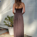 Olivaceous | Kendra Strapless Maxi Dress | Sweetest Stitch