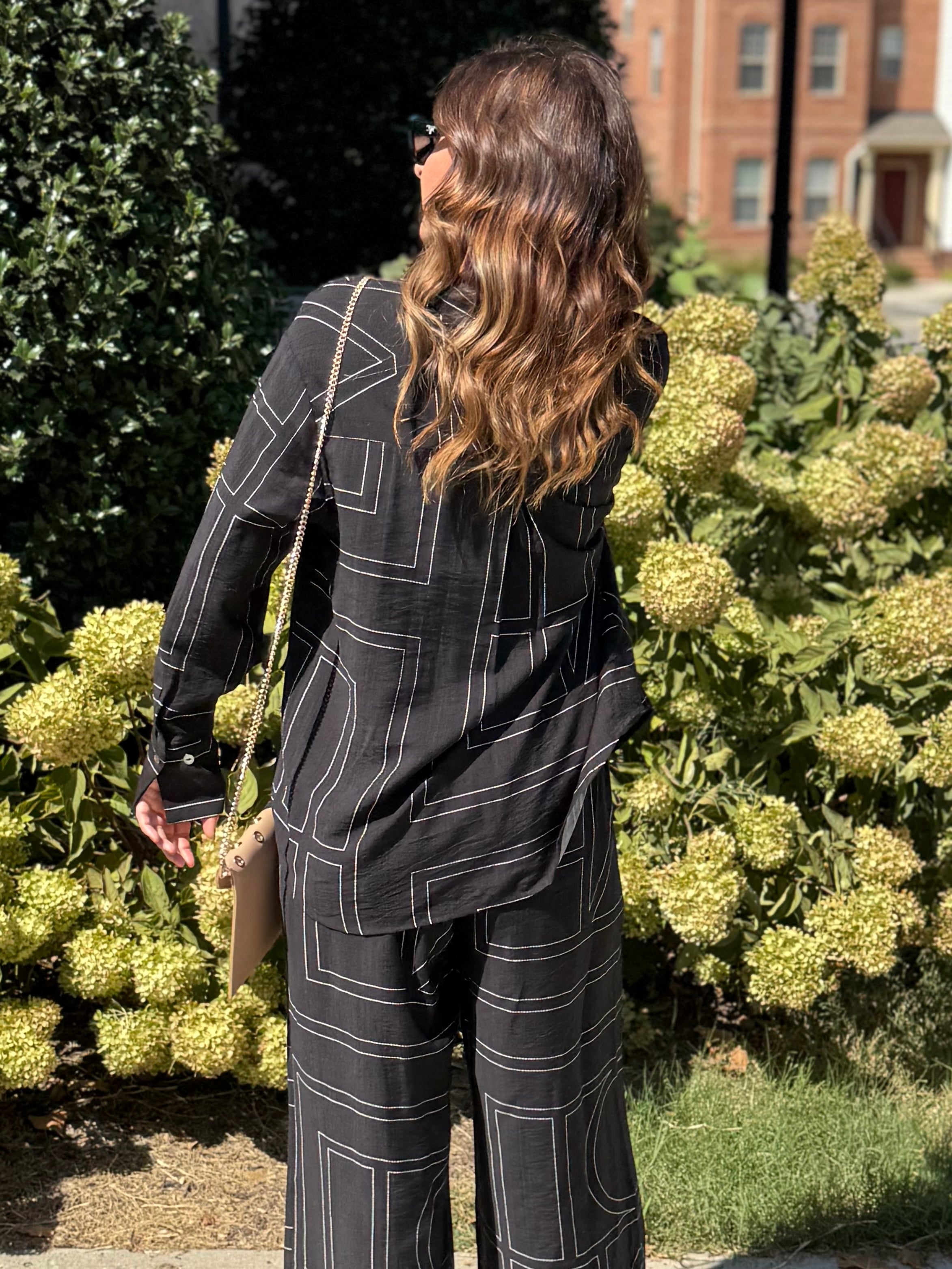 Entro | Margot Button Front Top | Sweetest Stitch Boutique Richmond