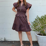 THML | Haley Puff Sleeve Mini Dress | Sweetest Stitch Boutique