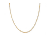 Brenda Grands | 18K Gold Diamond Tennis Necklace | Sweetest Stitch