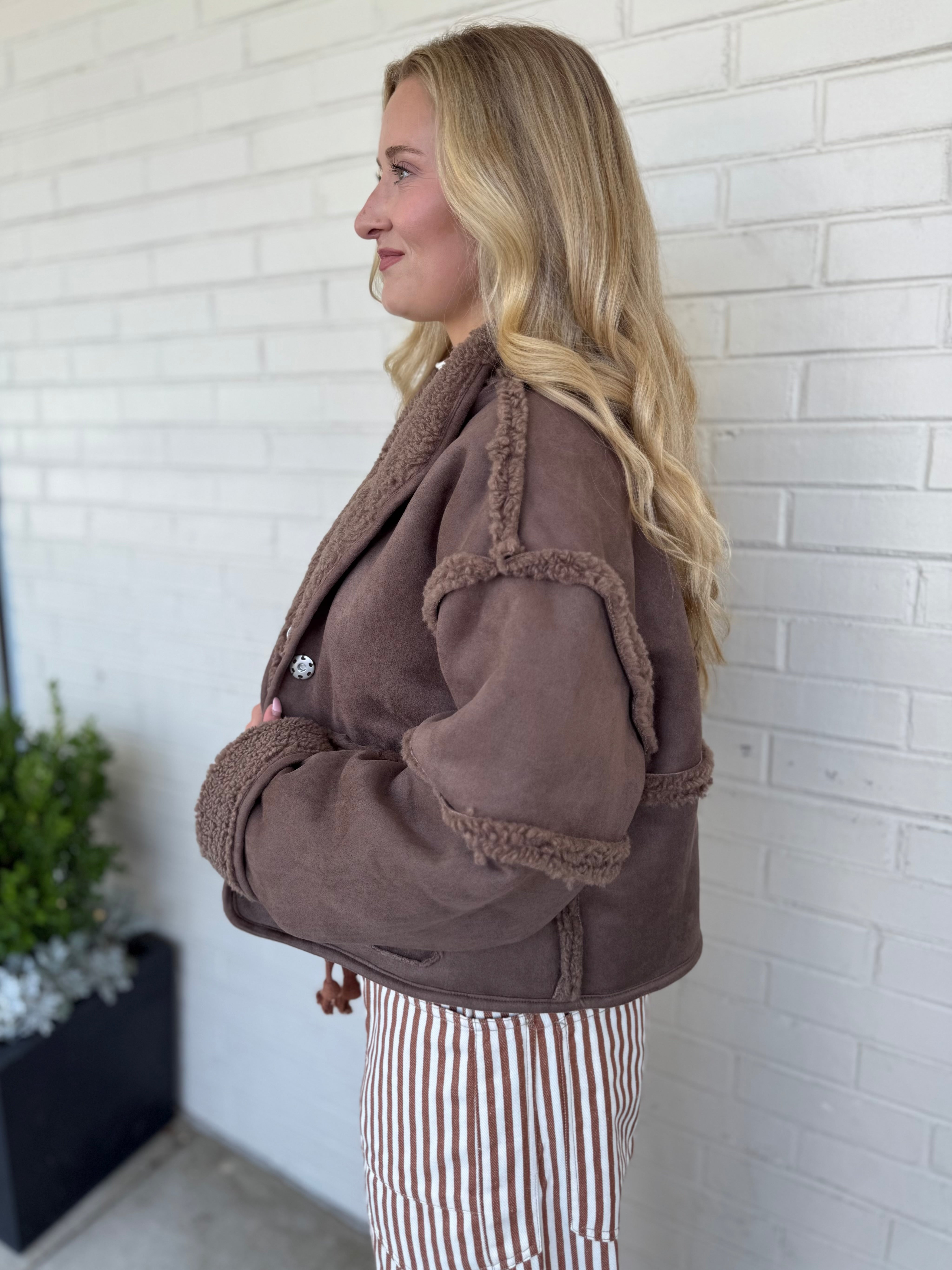 Miou Muse | Sally Sherpa Reversible Jacket | Sweetest Stitch