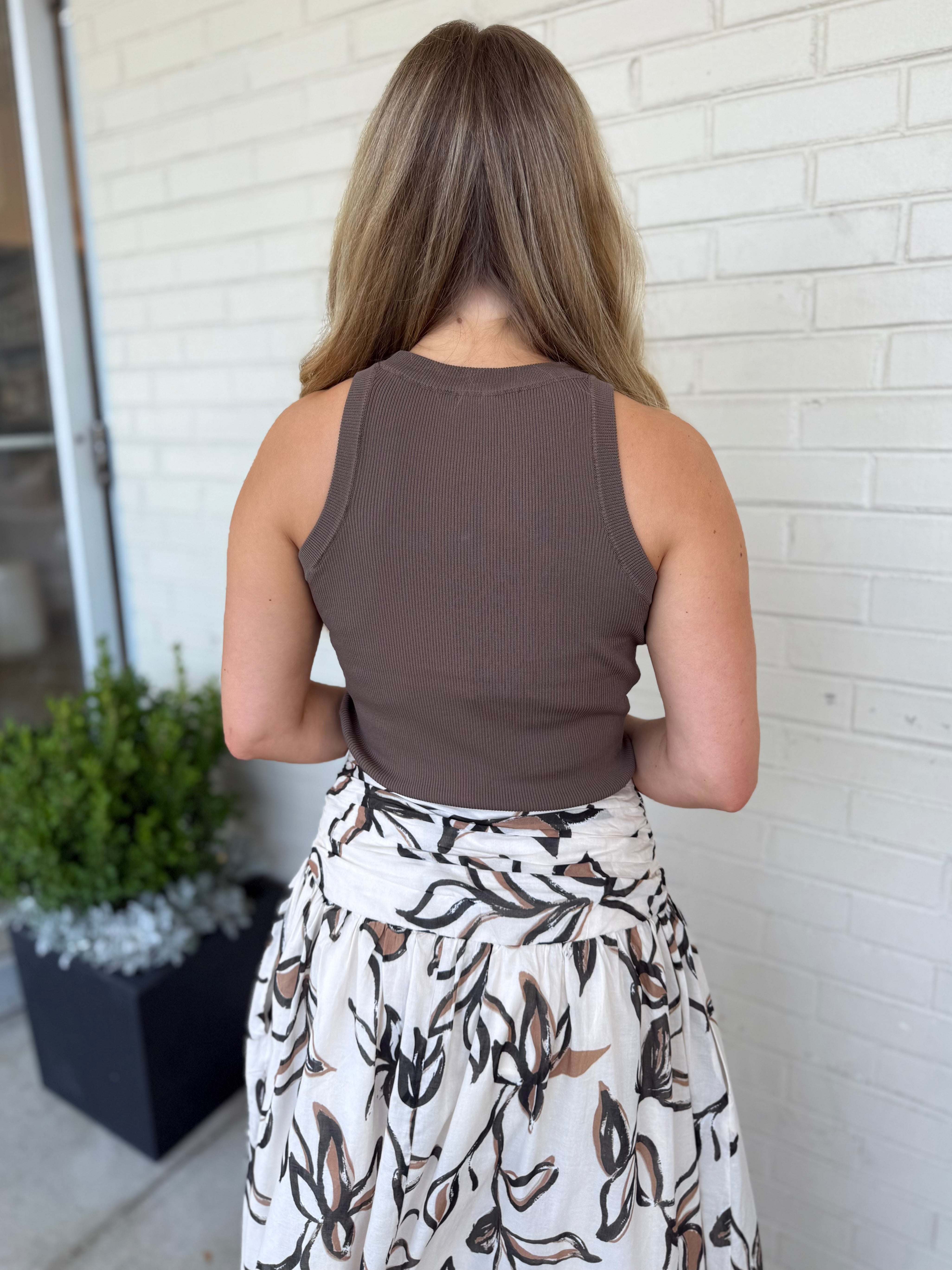 Miou Muse | Stella Sleeveless Ribbed Top | Sweetest Stitch Boutique