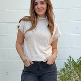 Entro | Lindy Mock Neck Top | Sweetest Stitch Boutique Richmond