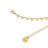 Brenda Grands | 18K Gold Lined Heart Choker | Sweetest Stitch