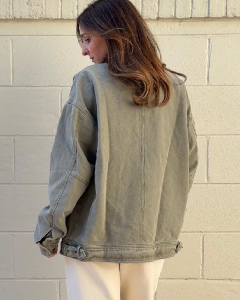 Olivaceous | Lennox Barn Jacket | Sweetest Stitch Boutique Richmond