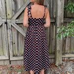 Day + Moon | Everleigh Polka Dot Midi Dress | Sweetest Stitch Boutique