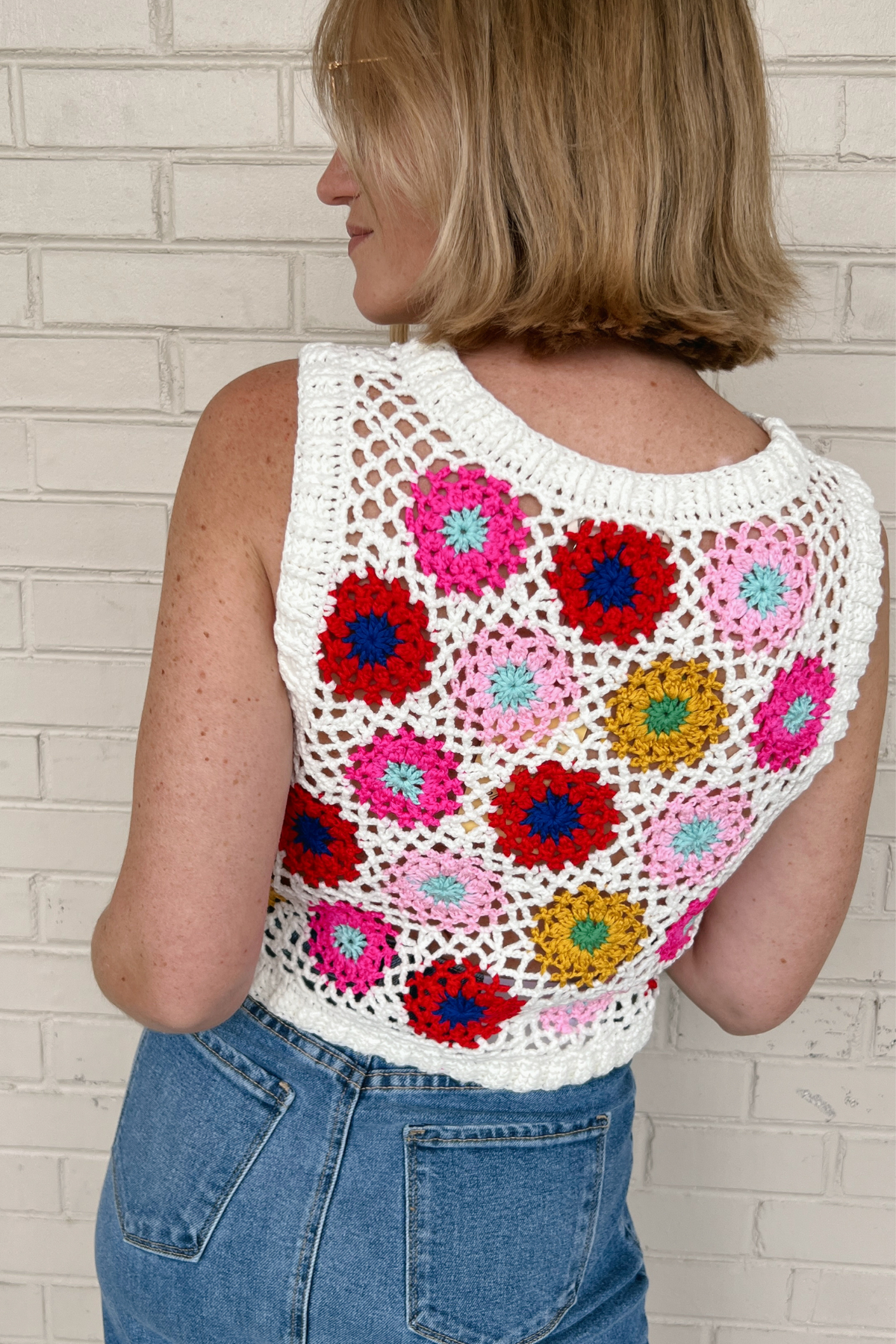 Entro | Floral Crochet Top | Sweetest Stitch Cute Tops Boutique RVA