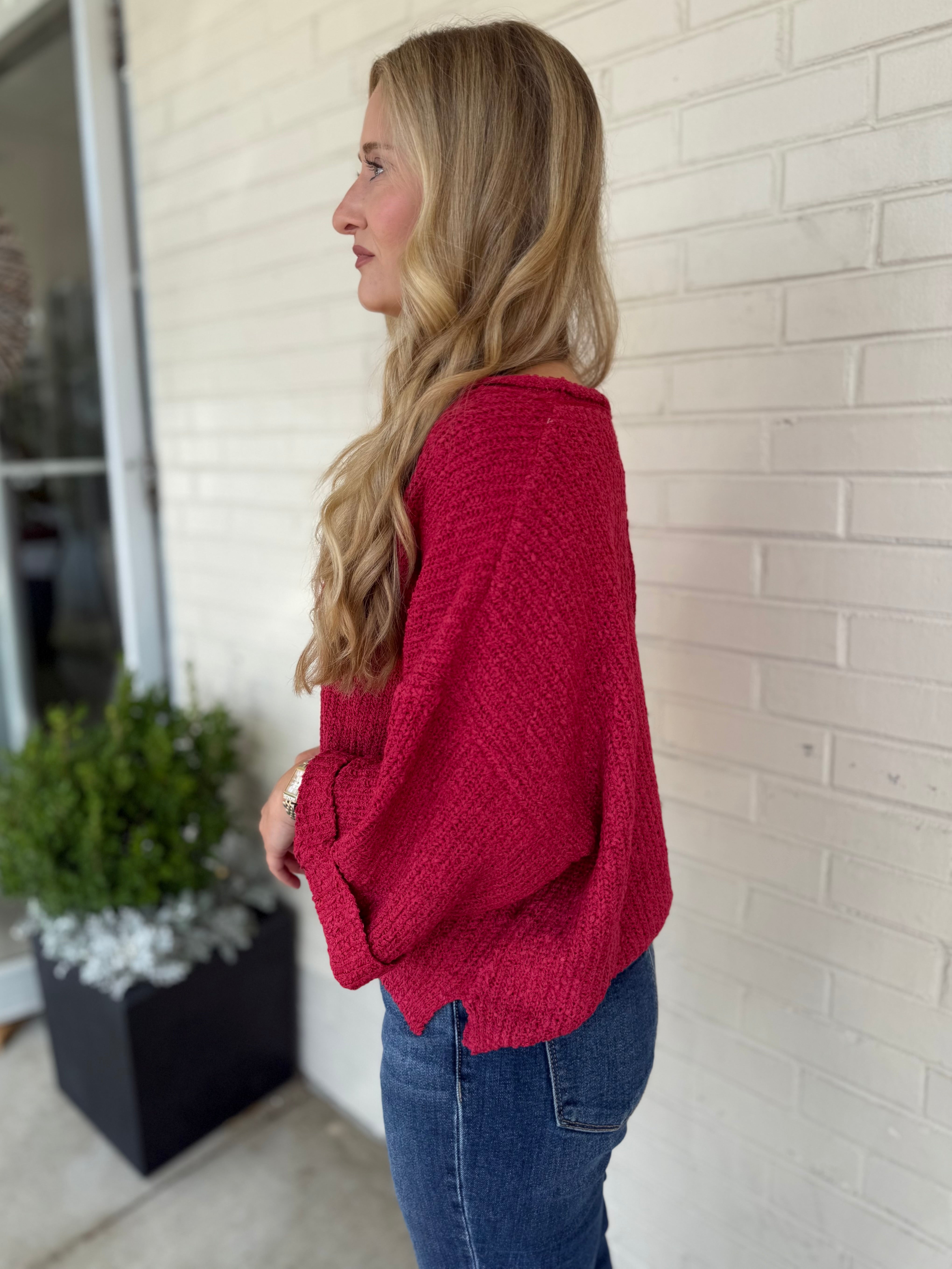 Illa Illa | Elliana V-Neck Sweater | Sweetest Stitch Boutique Richmond