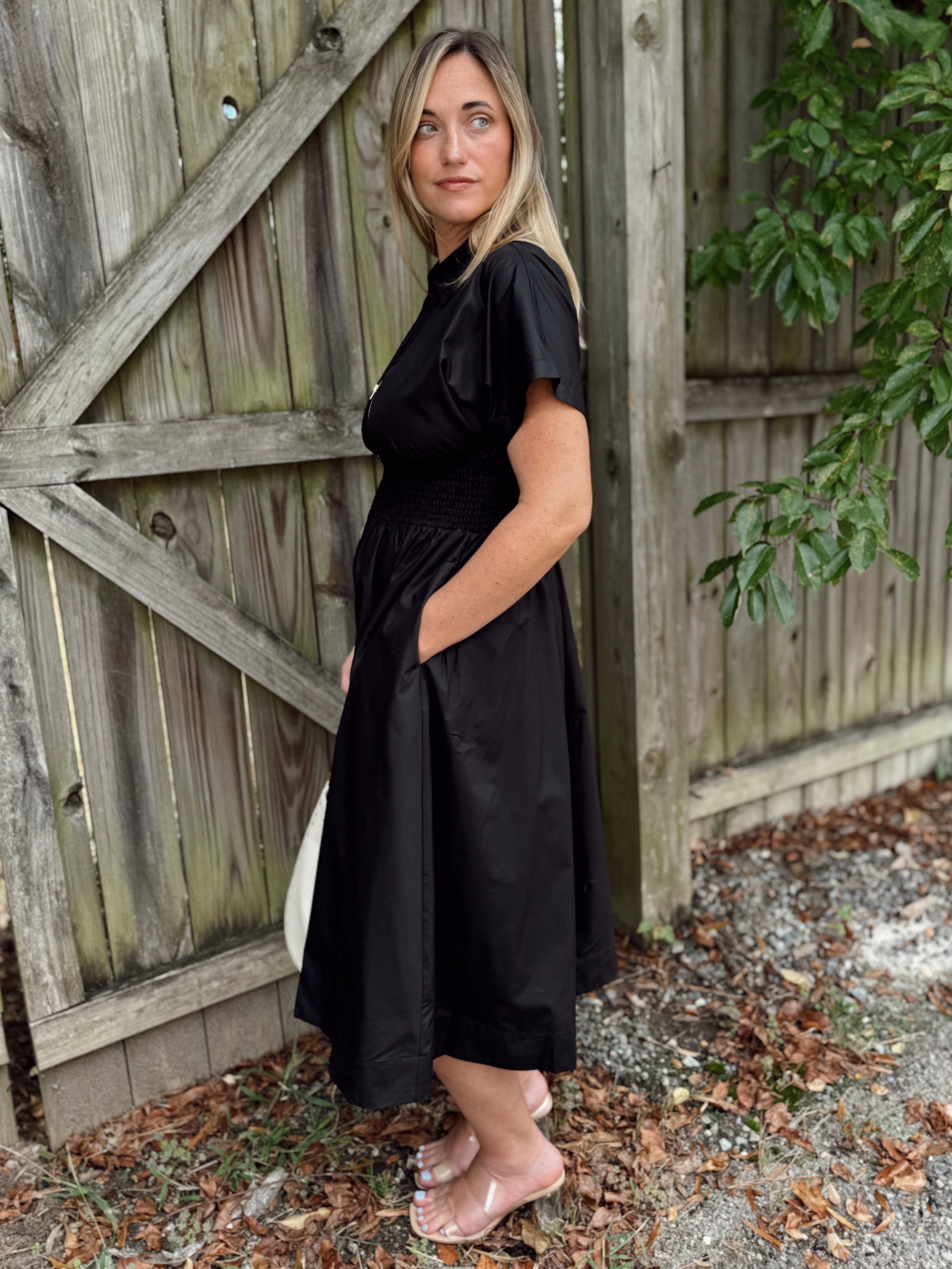 Entro | Lyla Short Sleeve Midi Dress | Sweetest Stitch Boutique