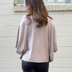 Entro | Lara Mock Neck Cape Top | Sweetest Stitch Boutique RVA