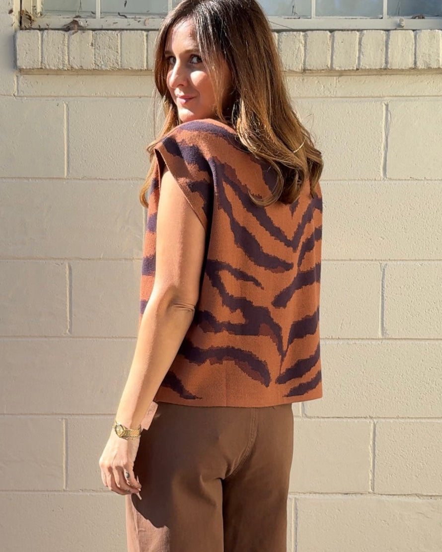 Entro | Sasha Knit Mock Neck Top | Sweetest Stitch Boutique Richmond