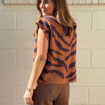 Entro | Sasha Knit Mock Neck Top | Sweetest Stitch Boutique Richmond