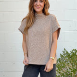 Entro | Noelle Mock Neck Top | Sweetest Stitch Boutique Richmond