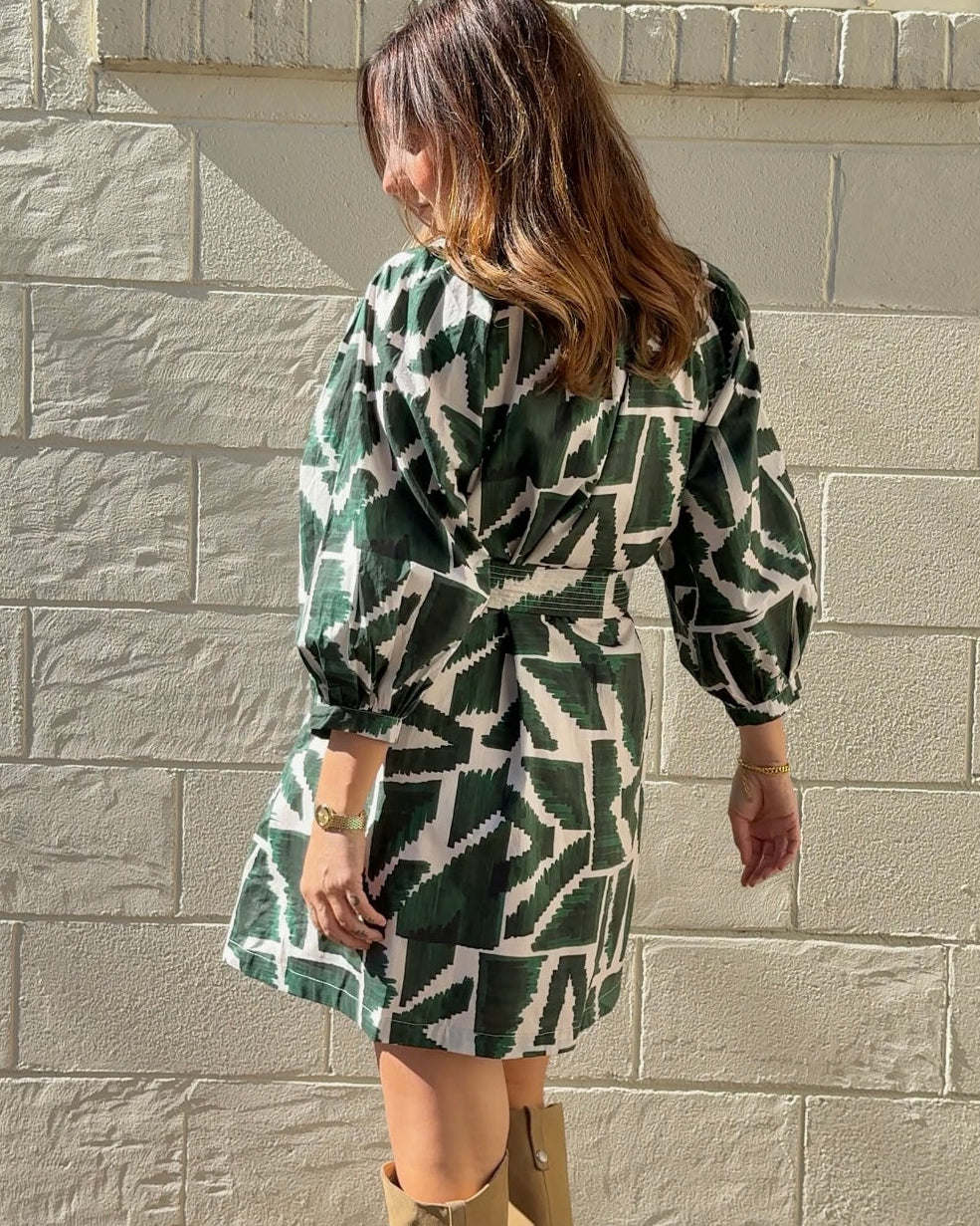 Entro | Palmer Print Mini Dress | Sweetest Stitch Boutique Richmond