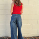 Aaron & Amber | Ezra Balloon Leg Jeans | Sweetest Stitch Boutique