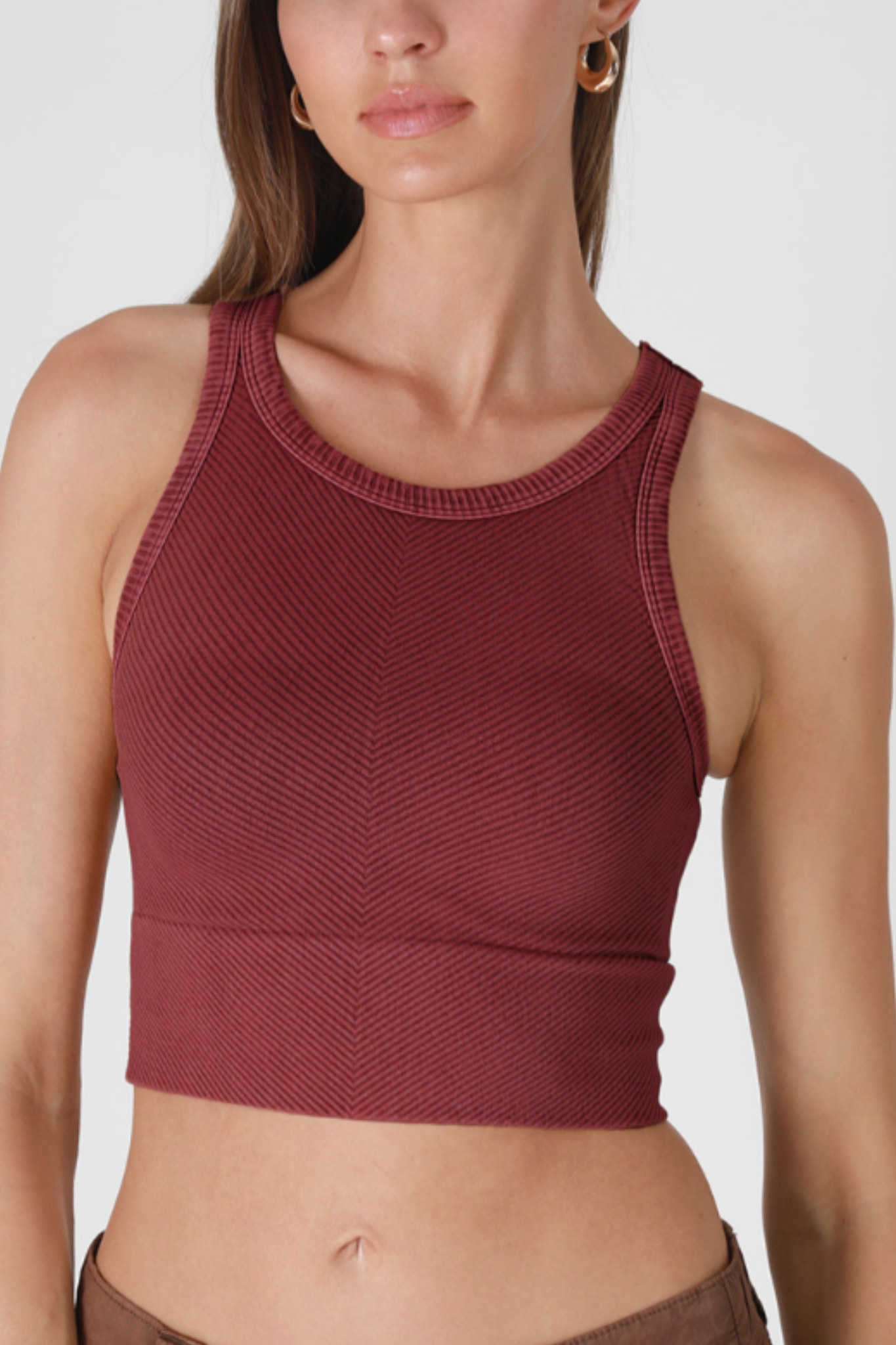 Nikibiki | Vintage Chevron Crop Top | Sweetest Stitch Boutique