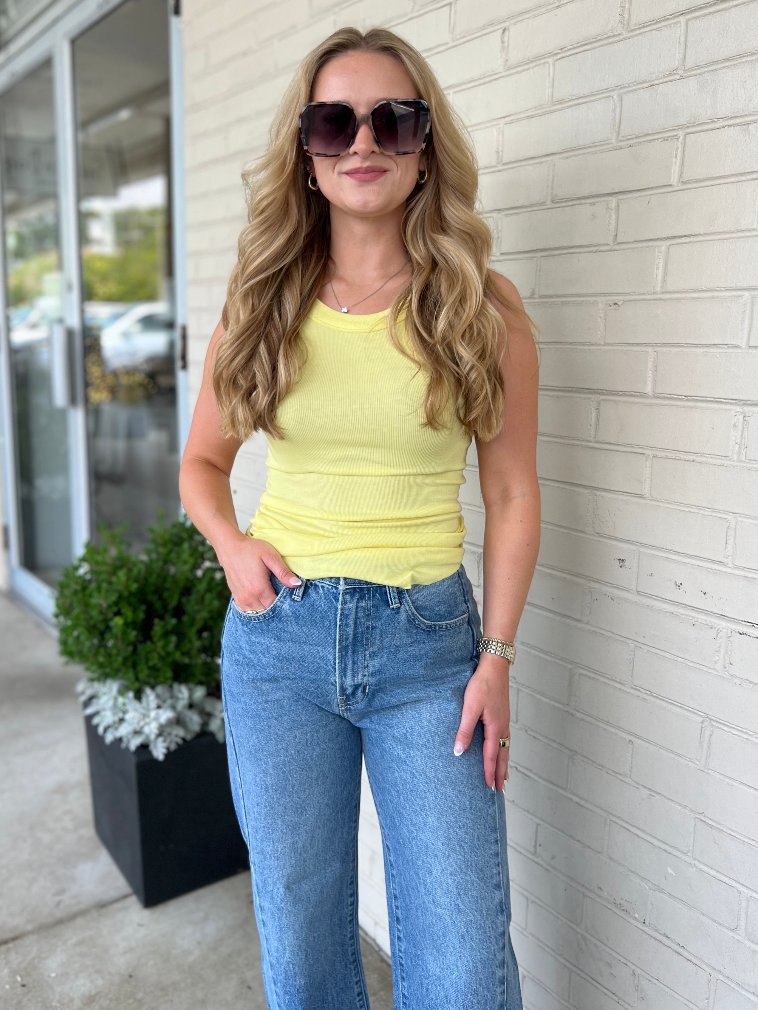 Olivaceous | Mandy Ribbed Tank | Sweetest Stitch Boutique Richmond