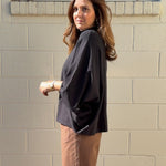 Entro | Lara Mock Neck Cape Top | Sweetest Stitch Boutique RVA