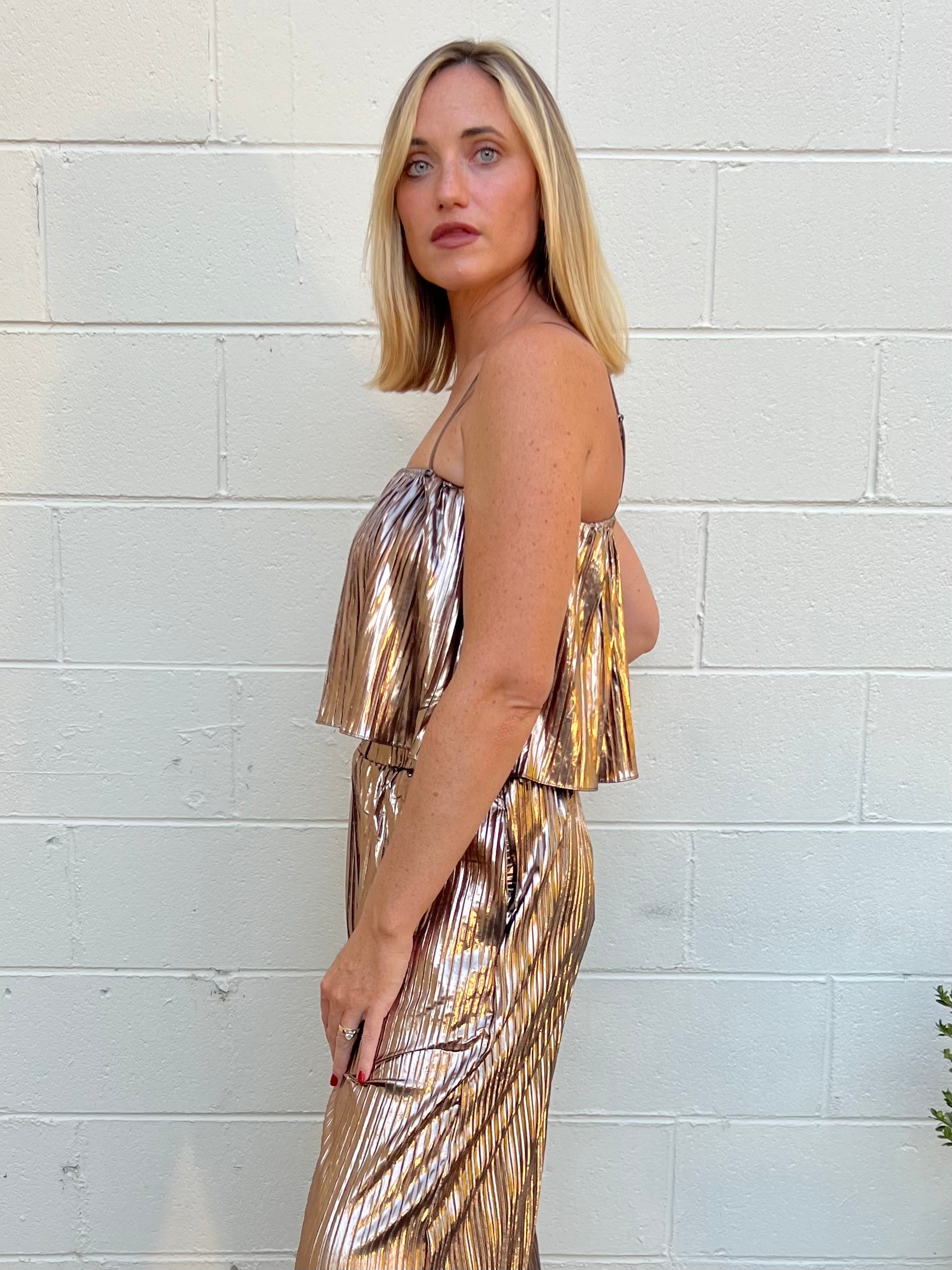 By Together | Pleated Crop Top | Sweetest Stitch Boutique