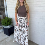 Aureum | Poppy Floral Maxi Skirt | Sweetest Stitch Boutique