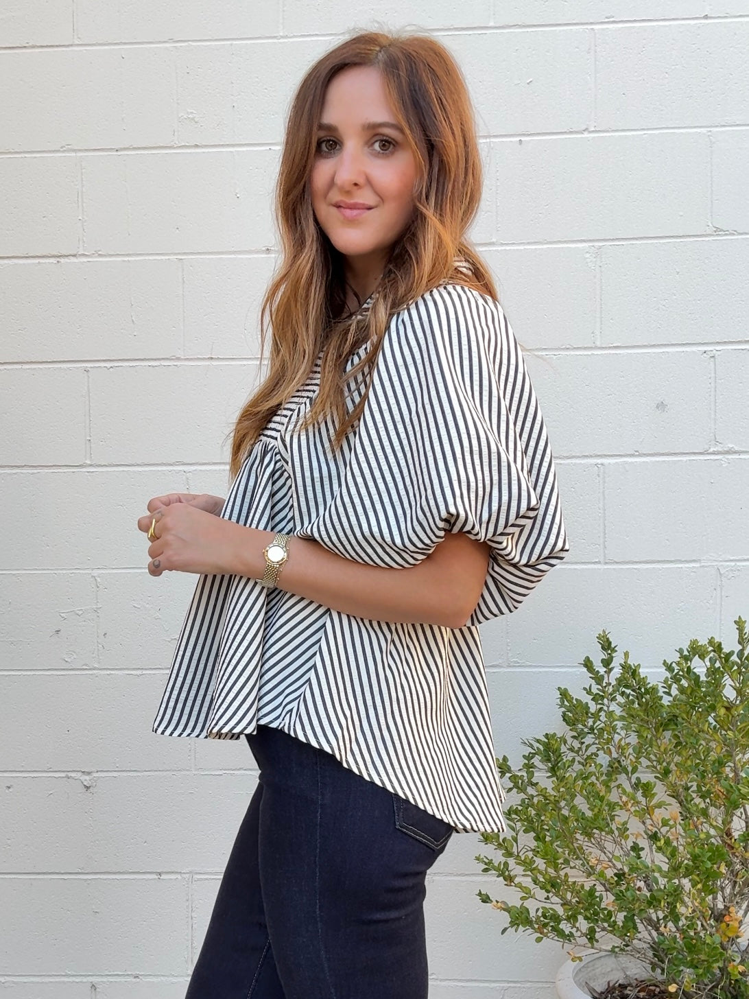 Entro | Raelynn Striped Top | Sweetest Stitch