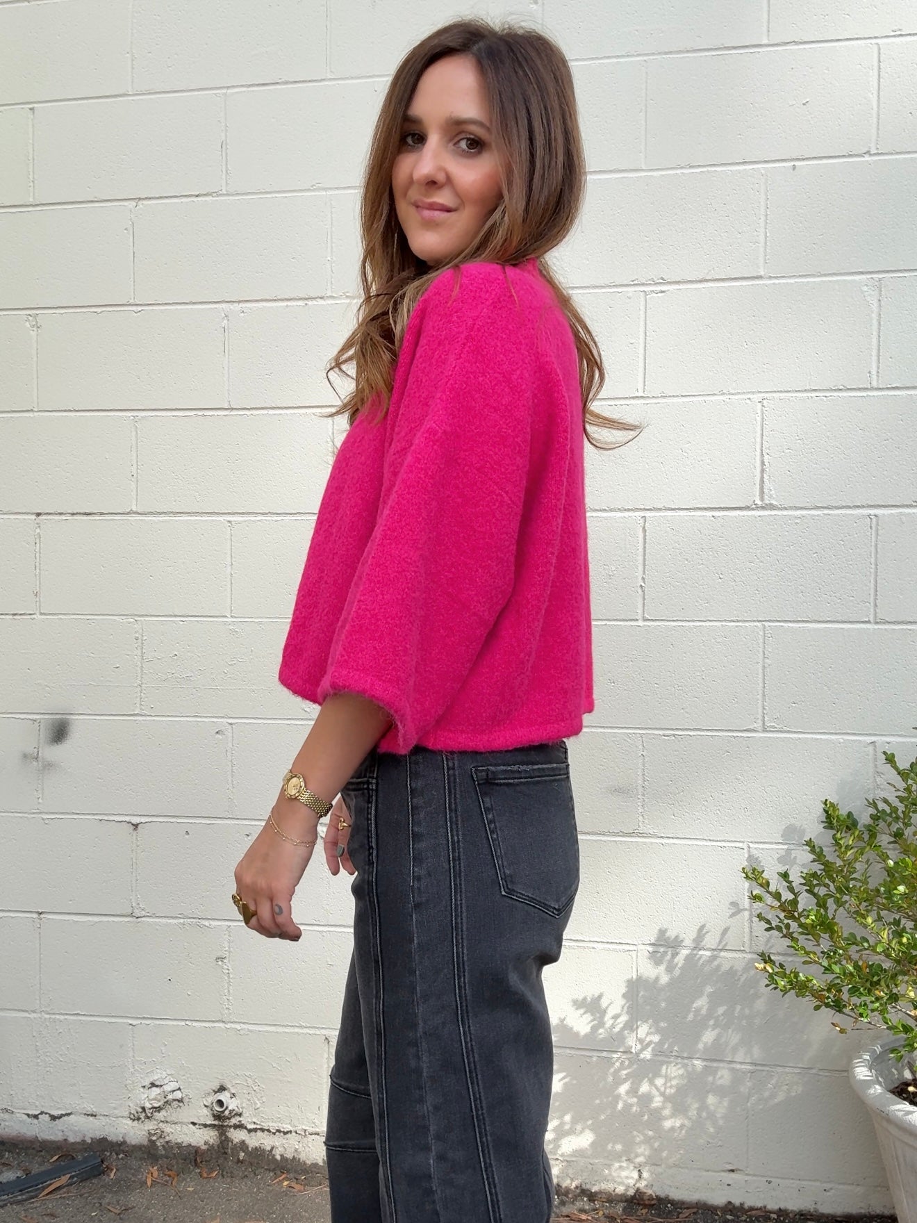 Olivaceous | Farrah Relaxed Button Front Sweater | Sweetest Stitch