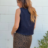 Grade & Gather | Noor Sleeveless Denim Top | Sweetest Stitch