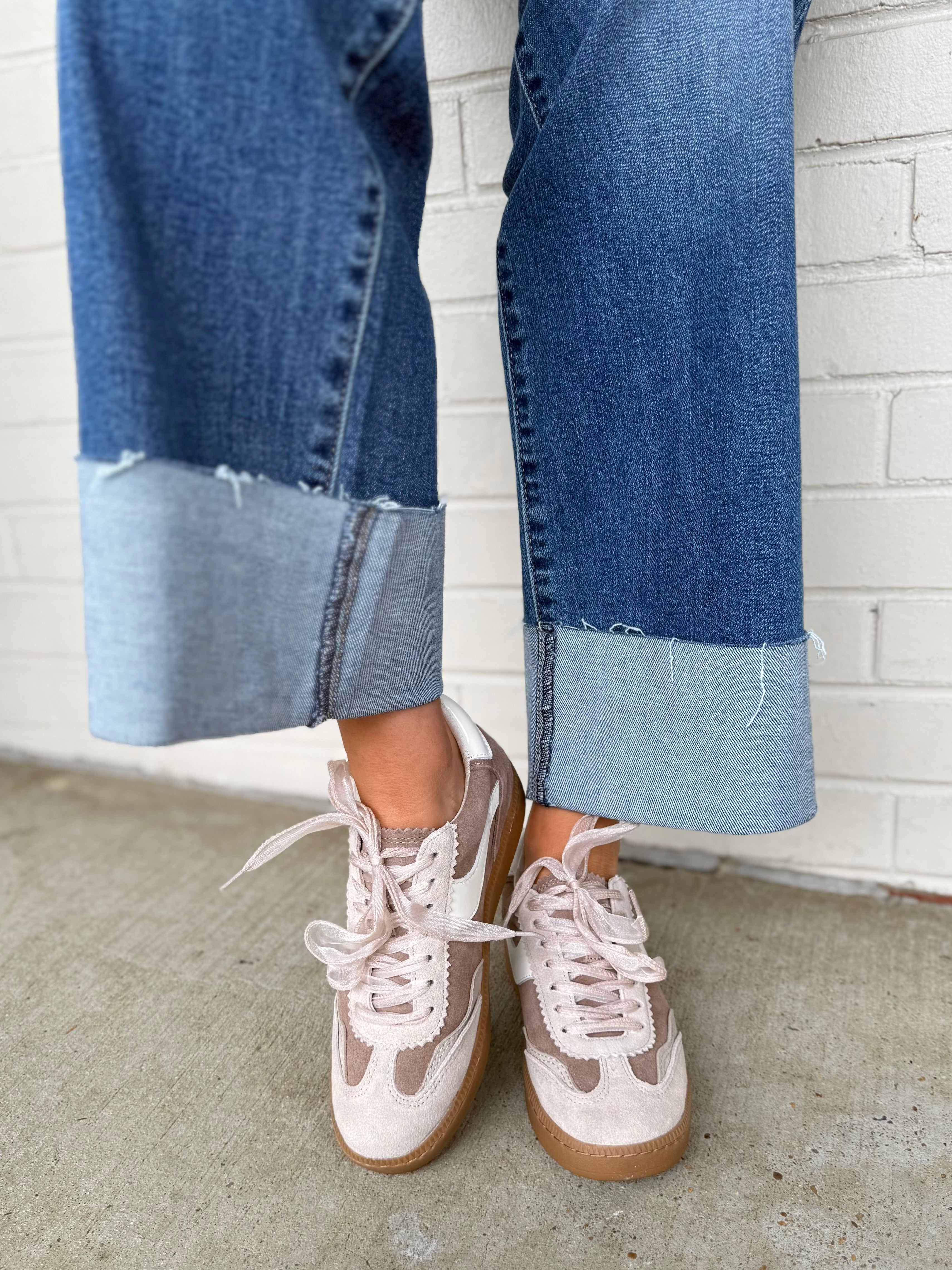 Dolce Vita | Notice Sneakers - Dark Taupe | Sweetest Stitch Boutique