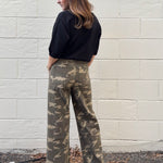 Miou Muse | Bridget Wide Leg Pants - Camouflage | Sweetest Stitch