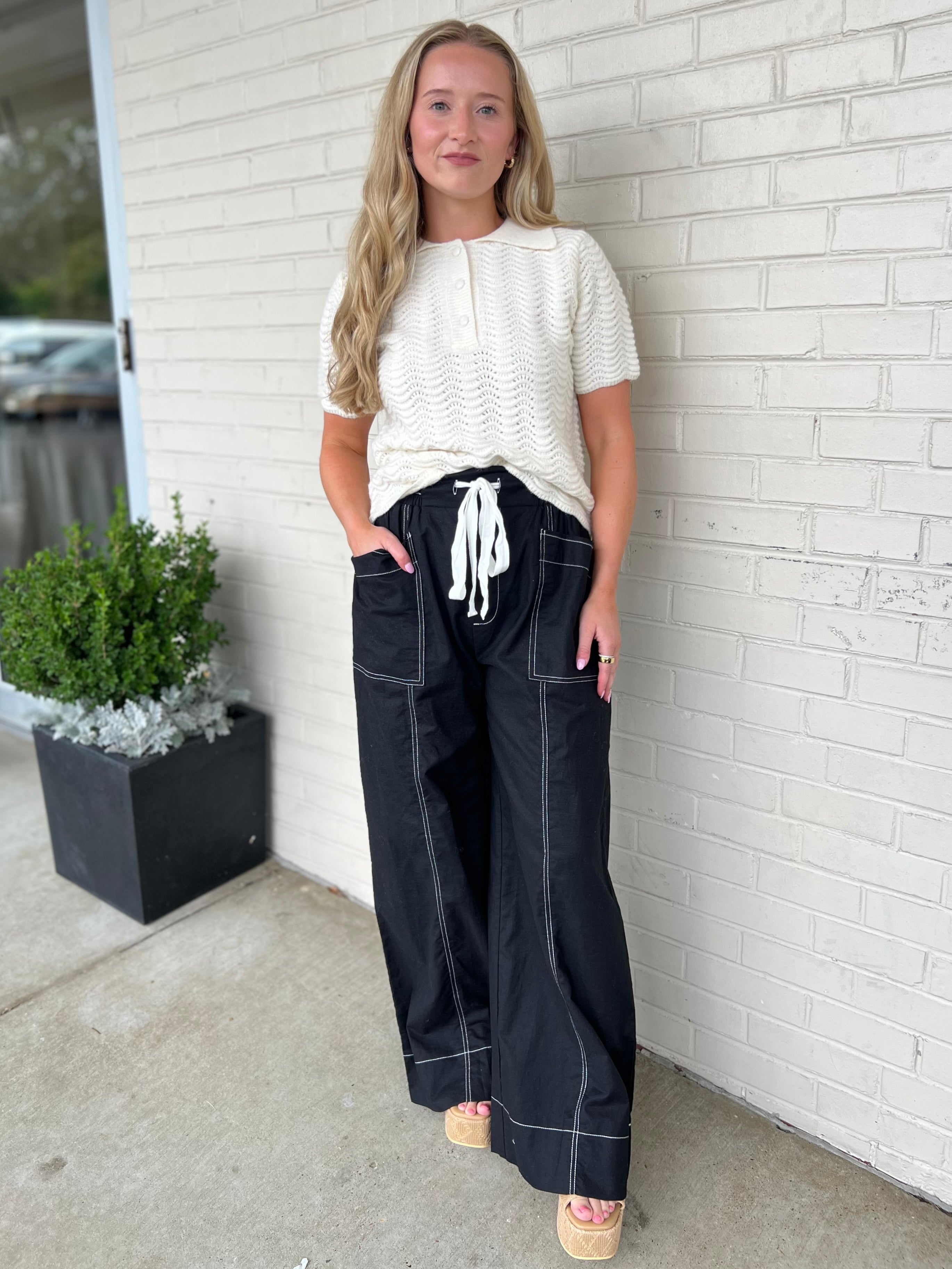 Entro | Clara Wide Leg Pants | Sweetest Stitch