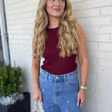 Miou Muse | Stella Sleeveless Ribbed Top | Sweetest Stitch Boutique