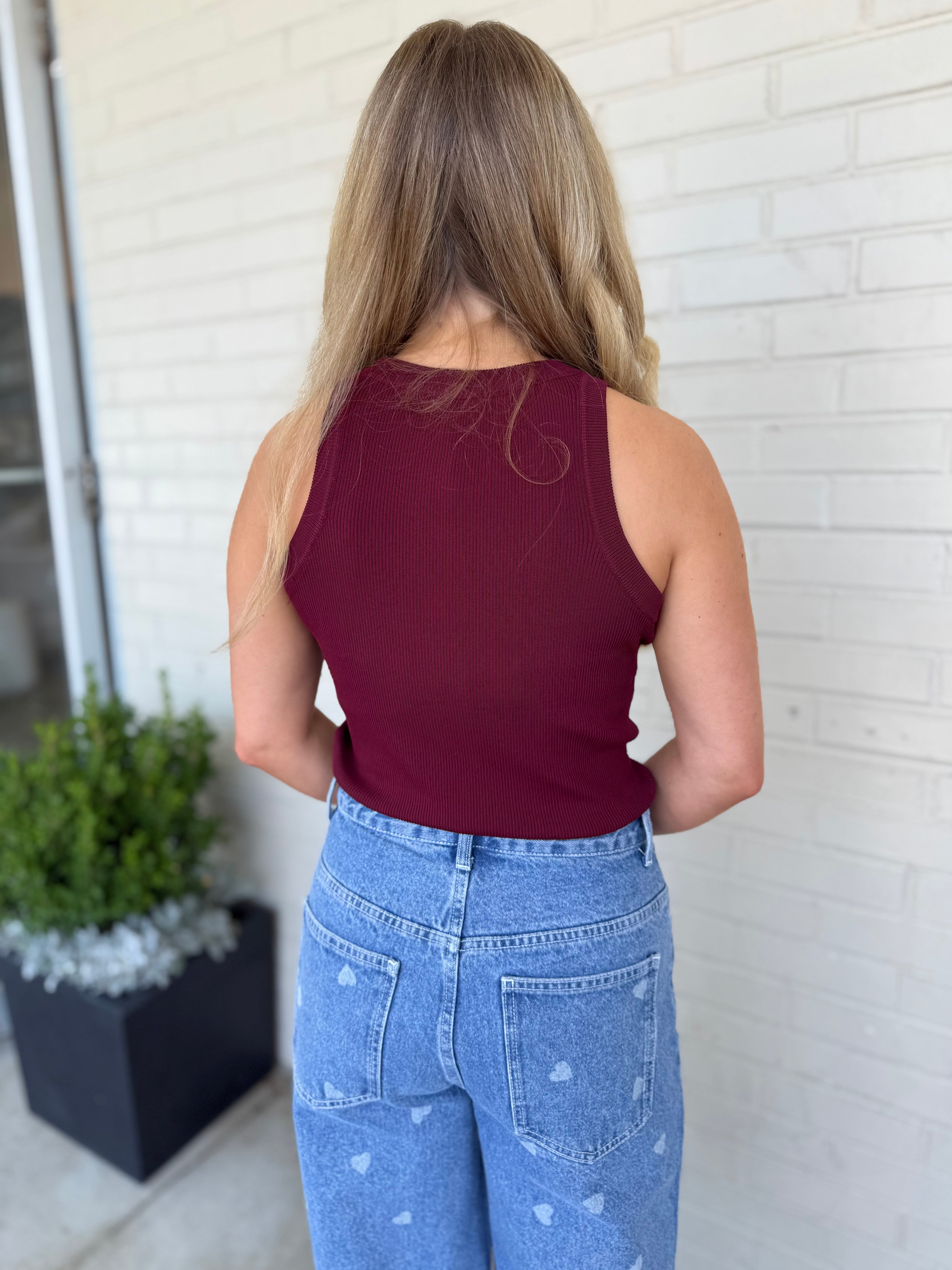 Miou Muse | Stella Sleeveless Ribbed Top | Sweetest Stitch Boutique