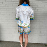 Current Air | Sandi Coastal Print Shirt | Sweetest Stitch Boutique