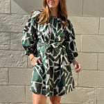 Entro | Palmer Print Mini Dress | Sweetest Stitch Boutique Richmond