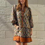 Entro | Lilith Print Mini Dress | Sweetest Stitch Boutique Richmond
