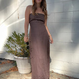 Olivaceous | Kendra Strapless Maxi Dress | Sweetest Stitch